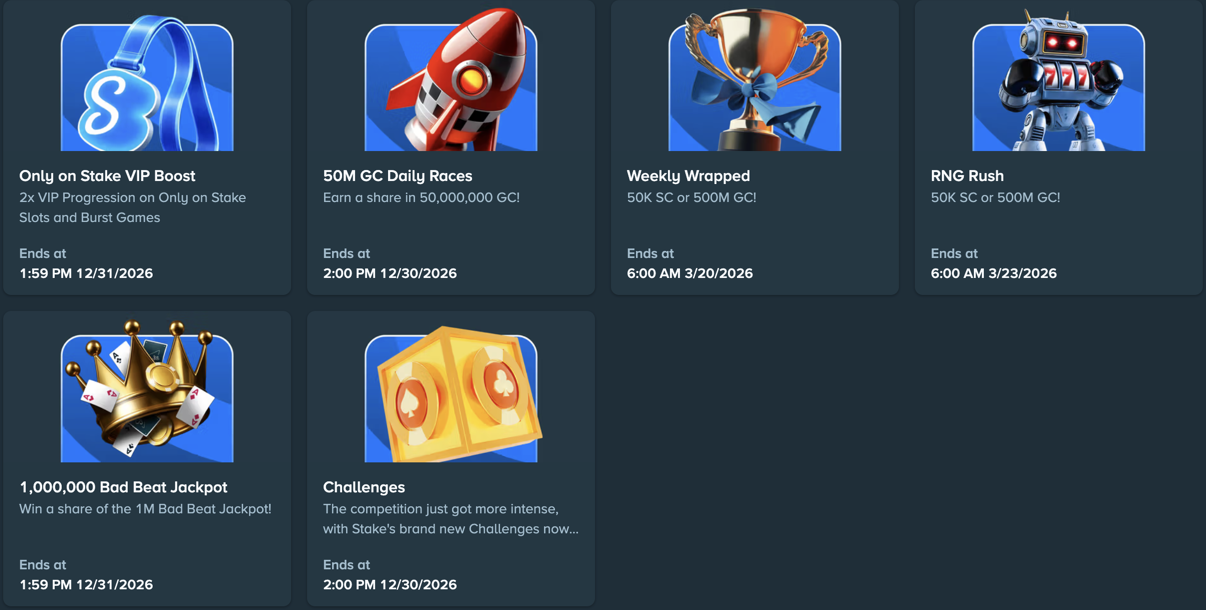 Промоакции Stake Casino